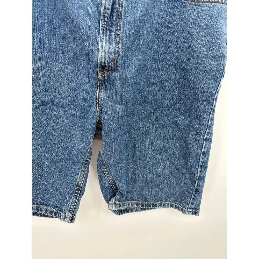 Levi's Red Tab 505 Men's Medium Wash Denim Jean Shorts Size 42 Dad Shorts Casual
